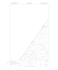 Rocky Brook, Maine 1955 (1966) USGS Old Topo Map Reprint 15x15 ME Quad 460811
