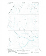 Rocky Mountain, Maine 1955 (1969) USGS Old Topo Map Reprint 15x15 ME Quad 460813