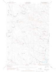 Round Pond, Maine 1955 (1957) USGS Old Topo Map Reprint 15x15 ME Quad 460814