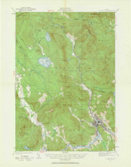 Rumford, Maine 1927 (1963) USGS Old Topo Map Reprint 15x15 ME Quad 306744