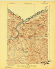 Saint Francis, Maine 1933 (1933) USGS Old Topo Map Reprint 15x15 ME Quad 807657