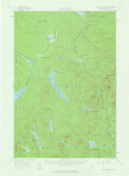 Saint John Pond, Maine 1958 (1962) USGS Old Topo Map Reprint 15x15 ME Quad 306748