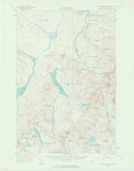 Saint John Pond, Maine 1958 (1962) USGS Old Topo Map Reprint 15x15 ME Quad 306749