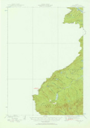 Sandy Bay, Maine 1927 (1957) USGS Old Topo Map Reprint 15x15 ME Quad 306752