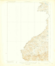 Sandy Bay, Maine 1930 (1930) USGS Old Topo Map Reprint 15x15 ME Quad 460827