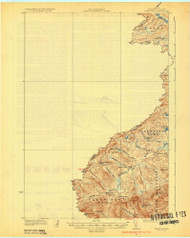 Sandy Bay, Maine 1930 (1930) USGS Old Topo Map Reprint 15x15 ME Quad 807659