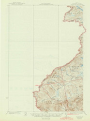 Sandy Bay, Maine 1930 (1944) USGS Old Topo Map Reprint 15x15 ME Quad 306753