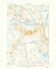 Saponac, Maine 1934 (1944) USGS Old Topo Map Reprint 15x15 ME Quad 460834