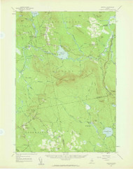 Saponac, Maine 1957 (1959) USGS Old Topo Map Reprint 15x15 ME Quad 306755