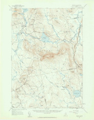 Saponac, Maine 1957 (1959) USGS Old Topo Map Reprint 15x15 ME Quad 306756