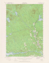 Sebec, Maine 1940 (1965) USGS Old Topo Map Reprint 15x15 ME Quad 306765