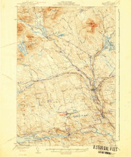 Sebec, Maine 1943 (1943) USGS Old Topo Map Reprint 15x15 ME Quad 461069