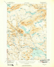 Sebec Lake, Maine 1950 (1952) USGS Old Topo Map Reprint 15x15 ME Quad 460857