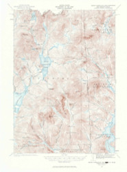 Second Connecticut Lake, New Hampshire 1927 (1974) USGS Old Topo Map Reprint 15x15 ME Quad 306773