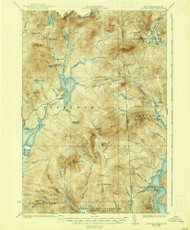 Second Connecticut Lake, New Hampshire 1932 (1938) USGS Old Topo Map Reprint 15x15 ME Quad 330339