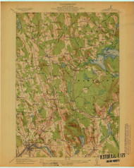 Skowhegan, Maine 1913 (1913) USGS Old Topo Map Reprint 15x15 ME Quad 807674