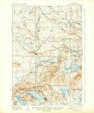 Smyrna Mills, Maine 1937 (1937) USGS Old Topo Map Reprint 15x15 ME Quad 460889