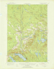 Smyrna Mills, Maine 1955 (1956) USGS Old Topo Map Reprint 15x15 ME Quad 306787