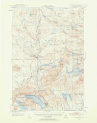 Smyrna Mills, Maine 1955 (1956) USGS Old Topo Map Reprint 15x15 ME Quad 306788