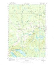 Smyrna Mills, Maine 1955 (1973) USGS Old Topo Map Reprint 15x15 ME Quad 460892