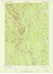 Stacyville, Maine 1953 (1956) USGS Old Topo Map Reprint 15x15 ME Quad 306797