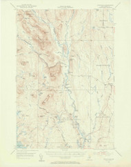 Stacyville, Maine 1953 (1956) USGS Old Topo Map Reprint 15x15 ME Quad 306798