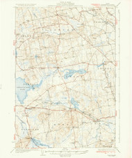 Stetson, Maine 1935 (1935) USGS Old Topo Map Reprint 15x15 ME Quad 460929