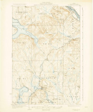 Stockholm, Maine 1931 (1931) USGS Old Topo Map Reprint 15x15 ME Quad 460932