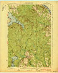 Stockholm, Maine 1931 (1931) USGS Old Topo Map Reprint 15x15 ME Quad 807690