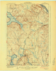 Stockholm, Maine 1931 (1931) USGS Old Topo Map Reprint 15x15 ME Quad 807691