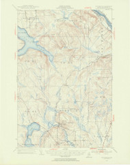 Stockholm, Maine 1953 (1954) USGS Old Topo Map Reprint 15x15 ME Quad 306802