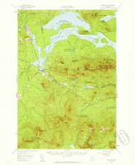 Stratton, Maine 1956 (1959) USGS Old Topo Map Reprint 15x15 ME Quad 460937