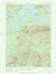 Stratton, Maine 1956 (1984) USGS Old Topo Map Reprint 15x15 ME Quad 306803