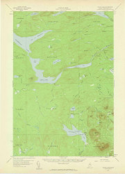 Telos Lake, Maine 1957 (1960) USGS Old Topo Map Reprint 15x15 ME Quad 306808