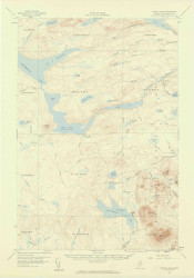 Telos Lake, Maine 1957 (1960) USGS Old Topo Map Reprint 15x15 ME Quad 306809