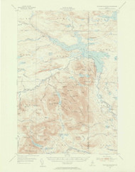 Traveler Mountain, Maine 1955 (1956) USGS Old Topo Map Reprint 15x15 ME Quad 306815