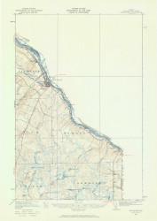 Van Buren, Maine 1951 (1960) USGS Old Topo Map Reprint 15x15 ME Quad 306824