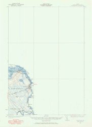 Vanceboro, Maine 1930 (1966) USGS Old Topo Map Reprint 15x15 ME Quad 306825