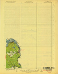 Vanceboro, Maine 1933 (1933) USGS Old Topo Map Reprint 15x15 ME Quad 807710