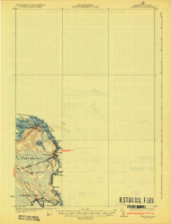 Vanceboro, Maine 1933 (1933) USGS Old Topo Map Reprint 15x15 ME Quad 807711