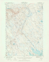 Waite, Maine 1940 (1966) USGS Old Topo Map Reprint 15x15 ME Quad 306838