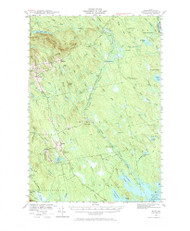 Waite, Maine 1940 (1984) USGS Old Topo Map Reprint 15x15 ME Quad 461005