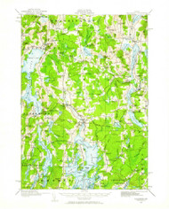 Waldoboro, Maine 1913 (1961) USGS Old Topo Map Reprint 15x15 ME Quad 461008