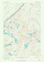 Winn, Maine 1960 (1963) USGS Old Topo Map Reprint 15x15 ME Quad 306850