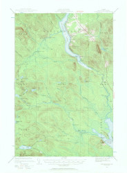 Winterville, Maine 1928 (1964) USGS Old Topo Map Reprint 15x15 ME Quad 306851