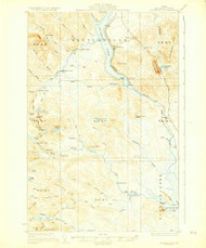 Winterville, Maine 1931 (1931) USGS Old Topo Map Reprint 15x15 ME Quad 461029