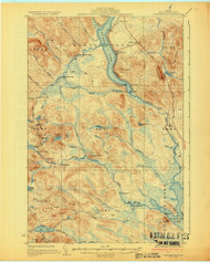 Winterville, Maine 1931 (1931) USGS Old Topo Map Reprint 15x15 ME Quad 807733