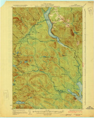 Winterville, Maine 1931 (1931) USGS Old Topo Map Reprint 15x15 ME Quad 807734