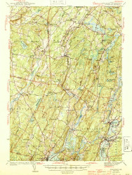 Wiscasset, Maine 1944 (1944) USGS Old Topo Map Reprint 15x15 ME Quad 461034
