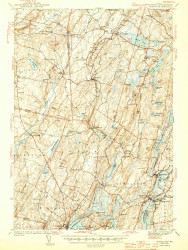 Wiscasset, Maine 1944 (1944) USGS Old Topo Map Reprint 15x15 ME Quad 461035